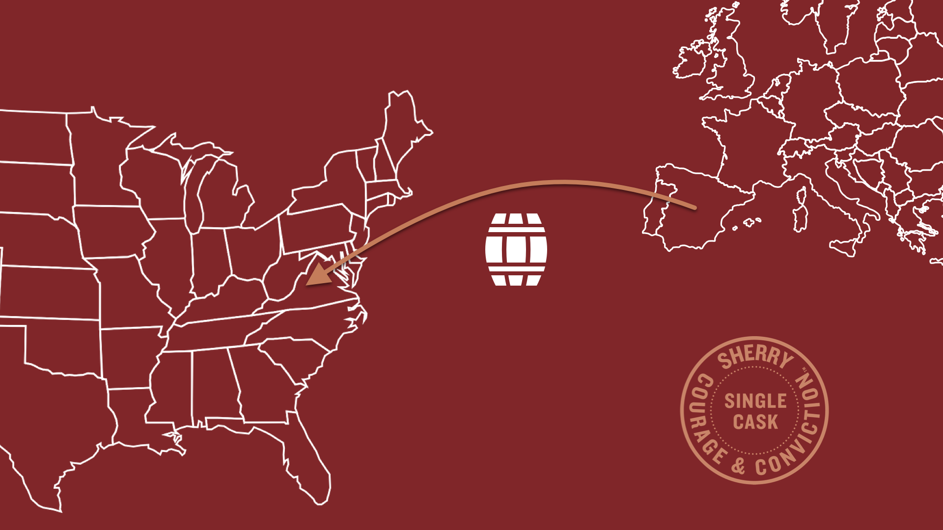 Sherry Cask Map w cask